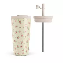 Kelioninis puodelis Burga Sundress - Travel Mug, 500 ml / Flap & Straw Set