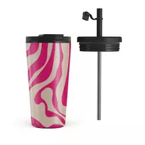 Kelioninis puodelis Burga Siren - Travel Mug, 500 ml / Flap & Straw Set