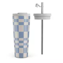 Kelioninis puodelis Burga Straight A - Travel Mug, 700 ml / Flap & Straw Set