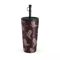 Kelioninis puodelis Burga Howdy - Travel Mug, 500 ml / Straw