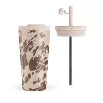 Kelioninis puodelis Burga Rodeo - Travel Mug, 500 ml / Flap & Straw Set