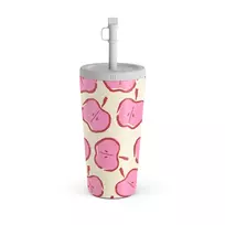 Kelioninis puodelis Burga Bon Appétit - Kelioninis puodelis, 500 ml / Šiaudelis