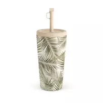 Kelioninis puodelis Burga Happy Place - Palm Travel Mug, 500 ml / Straw