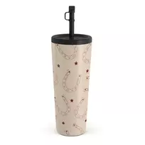 Kelioninis puodelis Burga Lucky Charm - Travel Mug, 700 ml / Straw