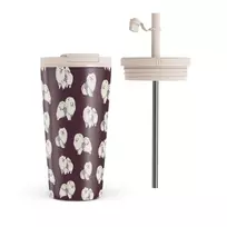 Kelioninis puodelis Burga Snooze - Travel Mug, 500 ml / Flap & Straw Set