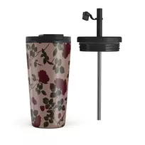 Kelioninis puodelis Burga Main Character - Travel Mug, 500 ml / Flap & Straw Set