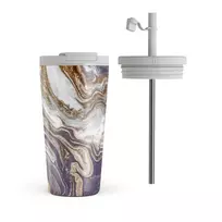 Kelioninis puodelis Burga Nostalgia Feeling - Travel Mug, 500 ml / Flap & Straw Set