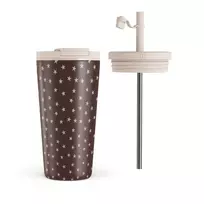 Kelioninis puodelis Burga Wonderland - Travel Mug, 500 ml / Flap & Straw Set