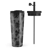 Kelioninis puodelis Burga Cursed - Travel Mug, 700 ml / Flap & Straw Set