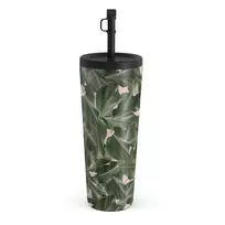 Kelioninis puodelis Burga So Lush - Bannana Leaves Travel Mug, 700 ml / Straw
