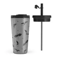 Kelioninis puodelis Burga Draco - Travel Mug, 500 ml / Flap & Straw Set