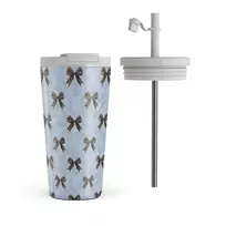 Kelioninis puodelis Burga Fashionista - Travel Mug, 500 ml / Flap & Straw Set