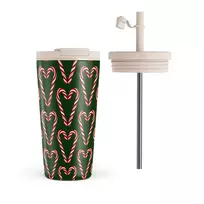Kelioninis puodelis Burga Candy Lane - Travel Mug, 500 ml / Flap & Straw Set