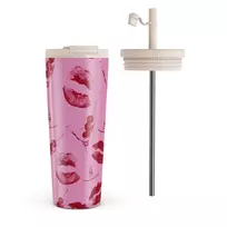 Kelioninis puodelis Burga Call Me - Travel Mug, 700 ml / Flap & Straw Set