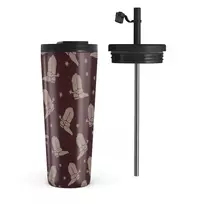 Kelioninis puodelis Burga Howdy - Travel Mug, 700 ml / Flap & Straw Set