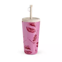Kelioninis puodelis Burga Call Me - Travel Mug, 500 ml / Straw