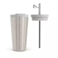 Kelioninis puodelis Burga Polar - Travel Mug, 500 ml / Flap & Straw Set