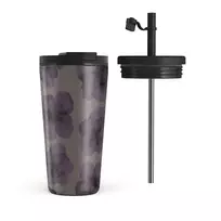 Kelioninis puodelis Burga Charmed - Travel Mug, 500 ml / Flap & Straw Set