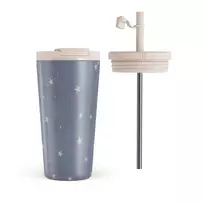 Kelioninis puodelis Burga North Star - Travel Mug, 500 ml / Flap & Straw Set