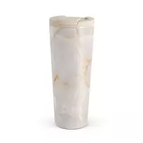 Kelioninis puodelis Burga Vanilla Sand - Marble Travel Mug, 700 ml / Flap