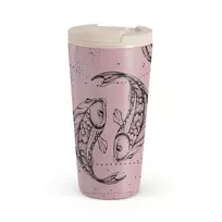 Kelioninis puodelis Burga Pisces - Travel Mug, 500 ml / Flap / Pink