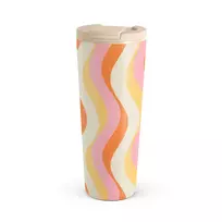 Kelioninis puodelis Burga Flower Power - Travel Mug, 700 ml / Flap