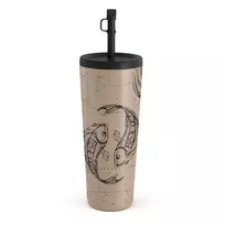 Kelioninis puodelis Burga Pisces - Travel Mug, 700 ml / Straw / Beige