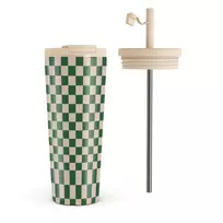 Kelioninis puodelis Burga Ivy League - Travel Mug, 700 ml / Flap & Straw Set