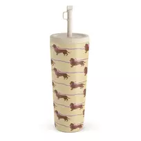 Kelioninis puodelis Burga Always Late - Travel Mug, 700 ml / Straw