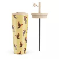 Kelioninis puodelis Burga Café da Bahia - Travel Mug, 700 ml / Flap & Straw Set