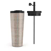 Kelioninis puodelis Burga Cosy Sweater - Fall Travel Mug, 700 ml / Flap & Straw Set