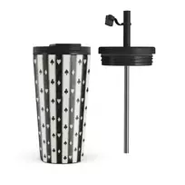 Kelioninis puodelis Burga Queen's Court - Travel Mug, 500 ml / Flap & Straw Set