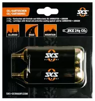Suspausto oro CO2 balionėlis SKS pompai Airbuster (2x24g), su sriegiu