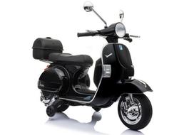 Elektrinis vaikiškas motoroleris Vespa juodas 