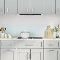 Virtuvės sienelės 2vnt baltos 80x60cm grūdintas stiklas