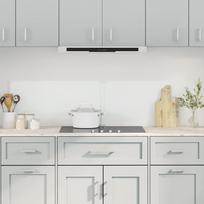 Virtuvės sienelės 2vnt skaidrios 80x60cm grūdintas stiklas