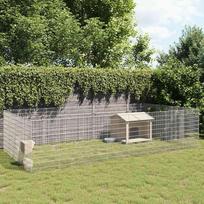 Aptvaras gyvūnams 24 segmentai 54x100cm galvanizuota geležis