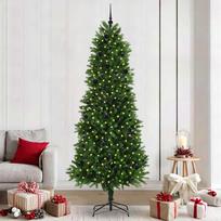 Kalėdų eglutė su 300 LED s stovu Žalia 240 cm PE