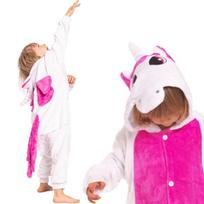 Pižama Vaikams, Vaikiškas Kigurumi Kombinezonas, Vienaragio Kostiumas, Rožinis, 105-115 Cm, 105-115 cm