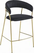 Leobert Hoker BADIA - Black aksomas / auksinės kojos x 2 | model_3866_2-BADIA-CIAX89 | 5903332073450