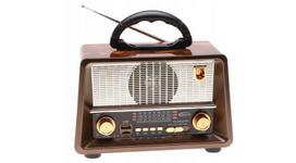 Radijo imtuvas Nešiojamas radijo imtuvas stilingas retro radijas
