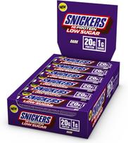 Baltyminis batonėlis SNICKERS Dark Chocolate, 12 x 57 g
