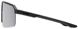 Akiniai Uvex ramp black matt / mirror silver
