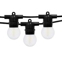 Lauko girlianda (LED lemputės) 10 m Glow juoda Matinė