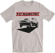 Fu Manchu grupės marškinėliai Balti 100% Medvilnė Dovana Gerbėjui Unisex Marškinėliai M