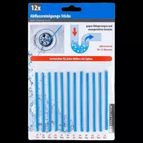 Kanalizacijos valymo lazdelės nuo kvapų ir nuosėdų 9 cm, 12 vnt