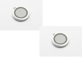 Zestaw szkieł na aparat do iPhone 12 Mini / iPhone 12 / iPhone 11 srebrny (2szt)