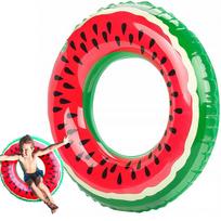 Vandens melonų formos pripučiamas ratas 70cm vaikams ir suaugusiems