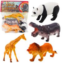 Figūrėlių rinkinys Safario gyvūnai Lean Toys, 4 vnt.
