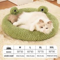 Little Frog Series Cat & Dog Nest - Cozy Autumn/Winter Pet House Medium (M)
